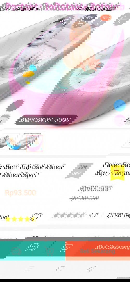 Mau tanya bak mandi bayi