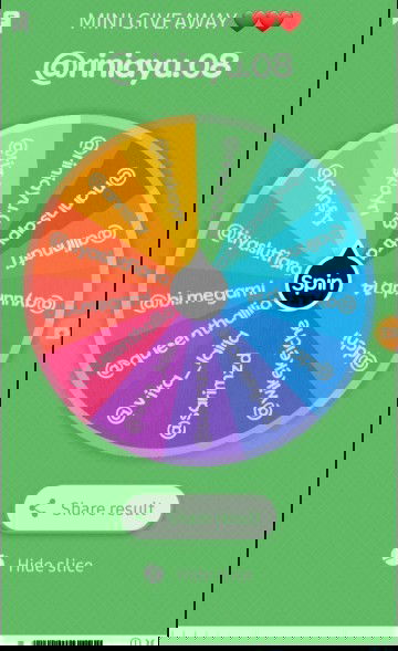 PENGUMUMAN PEMENANG MINI GIVEAWAY