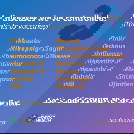 Thank you, Vaccines!