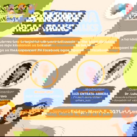 Tune in at 6pm to know more about vaccinations!