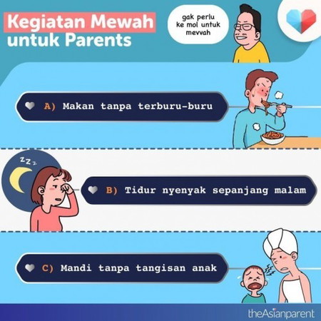 Kegiatan "Mewah" bagi Parents