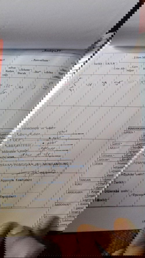 Hb low..petua tmbah darah..