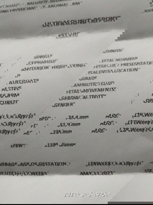 Normal lang po ba ung result ng ultra sound ko. thankyouu inadvance. 💕♥️