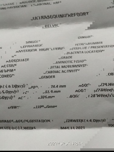 Normal lang po ba ung result ng ultra sound ko. thankyouu inadvance. 💕♥️