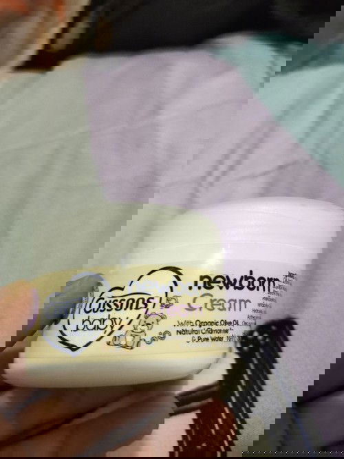 Cream cusson newborn
