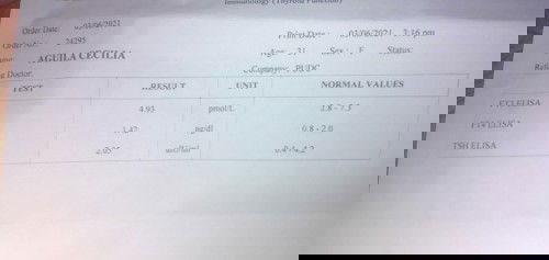 THYROID Result