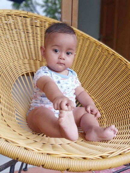 7bulan blom bs duduk sndiri