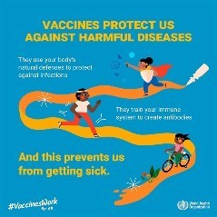 Vaccines prevent diseases!