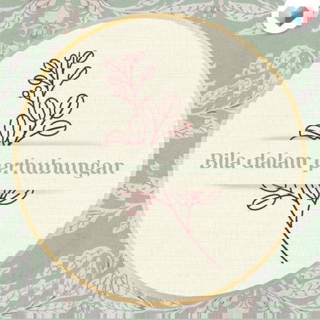 Bila dalam perhubungan, pernah tak kita terfikir ni?