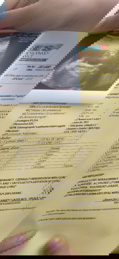 Our little one at 27 weeks😇💕