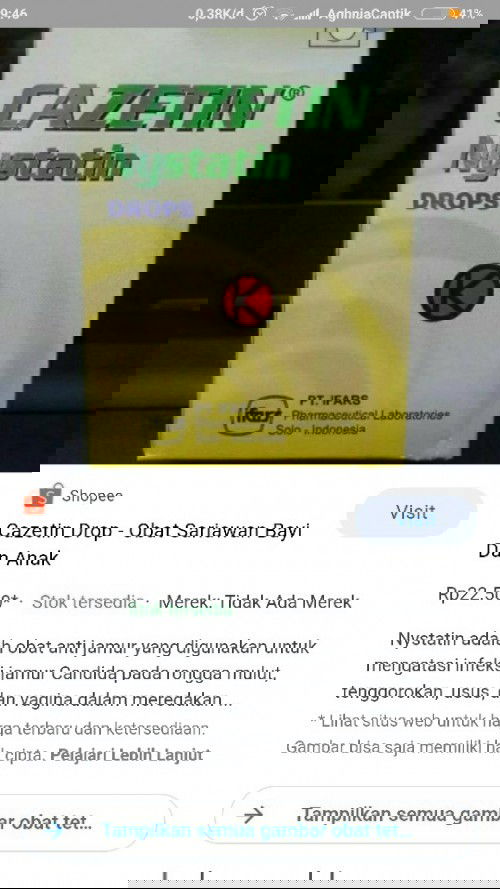 sariawan baby 9bulan