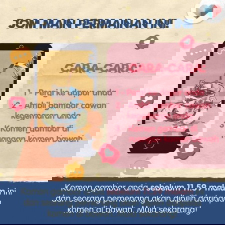 Jom Main Permainan Ini. Tepat 11.59malam min akan cari pemenang!