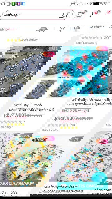 Sofa bayi bulat dan kotak