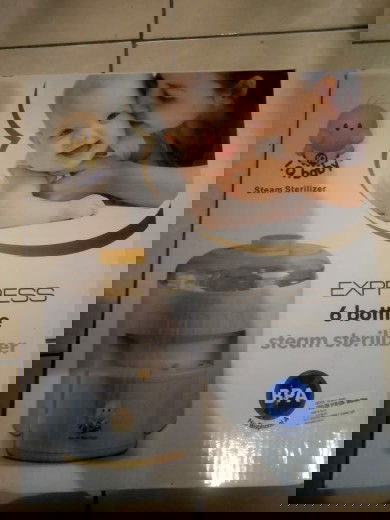 Crown Sterilizer 6 Bottle - Electric Steam Sterilisasi Steril Uap Botol Susu Bayi (New)