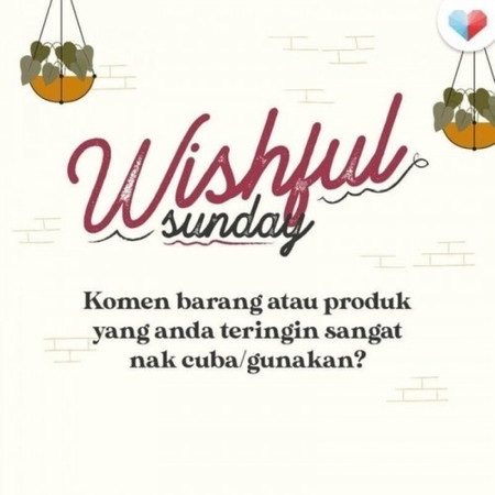 Wishful Sunday TAP! Komen wish anda!