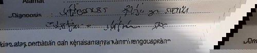 Membaca diagnosa dokter