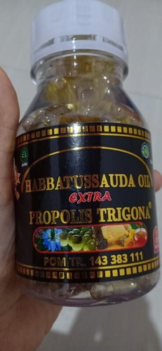 Bun, ada gak di sini yg minum habbatusauda extra propolis trigona untuk asi bosster?