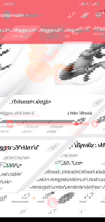 Nunggu kontraksi asli