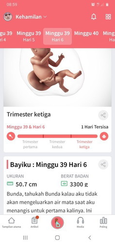 Nunggu kontraksi asli