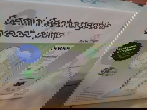 Preloved pompa asi elektrik & cooler bag