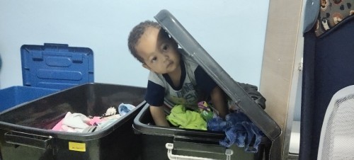 ลูกชาย 1ปี เต็ม ไม่กลัวเจ็บ ไม่กลัวคนอื่นด้วย จะไปอย่างเดียว