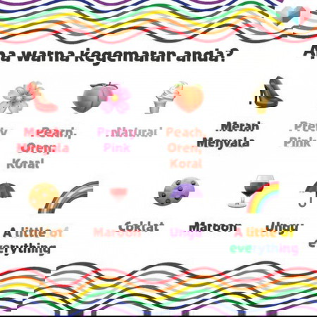Komen emoji warna kegemaran anda๐ธ