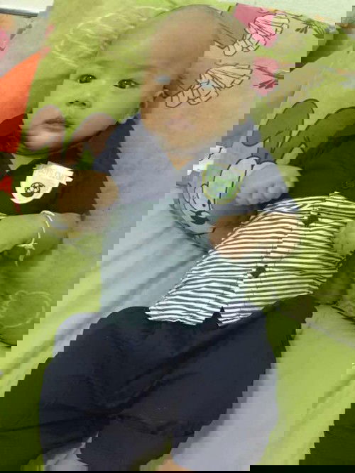 ผ้าอ้อมกัดผมลูก????