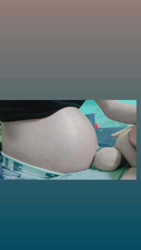 ท้องแบบนี้แม่ๆว่าผู้ชายหรือผู้หญิงคะ😊 ทีมเมษา64