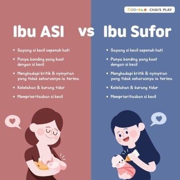 Ibu ASI vs Ibu Sufor
