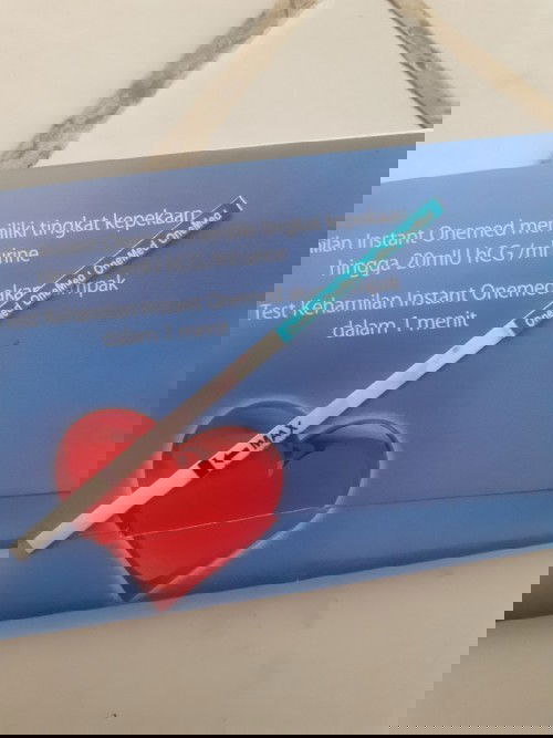 Tespck negatif atau positif ea..