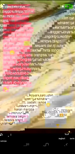 Ngidam mangga muda saat tidak musimnya