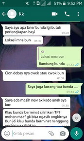 Merasa sangat sedih bunda