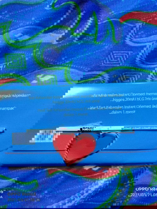 Testpack cuman satu garis pertama