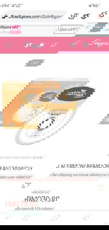 Breast pump for sale