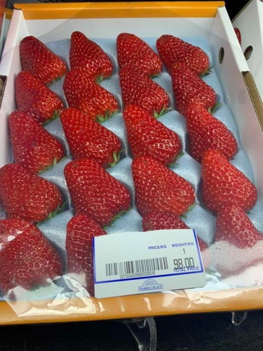 Anyone tried these Japanese strawberries before? $98!
