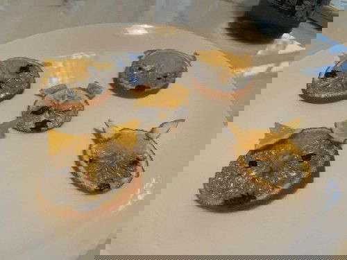 Dehydrated oranges art and craft project