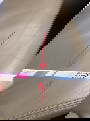 เห็น2ขีดจางๆบ้างไม๊คะแม่ๆ หรือตาฝาดไปเอง