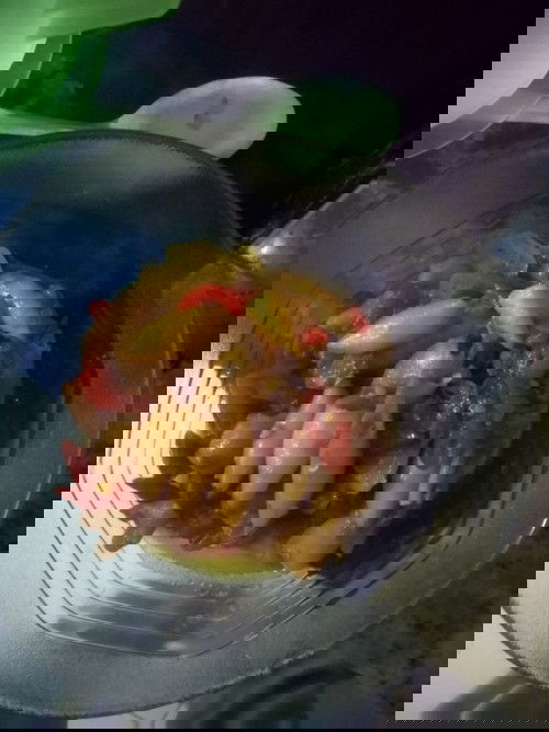 masak cumi asin masih bau