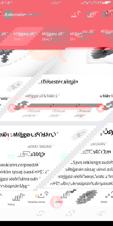Menunggu gelombang cinta dari baby