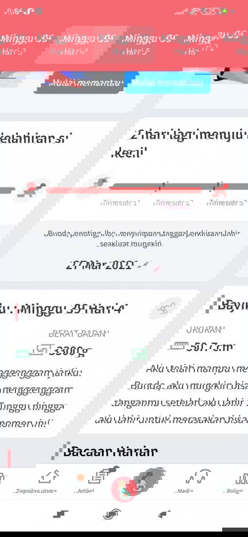 Hpl 27 maret si dedek anteng aja