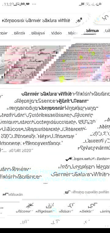 Garnier sakura white aman ga untuk bumil