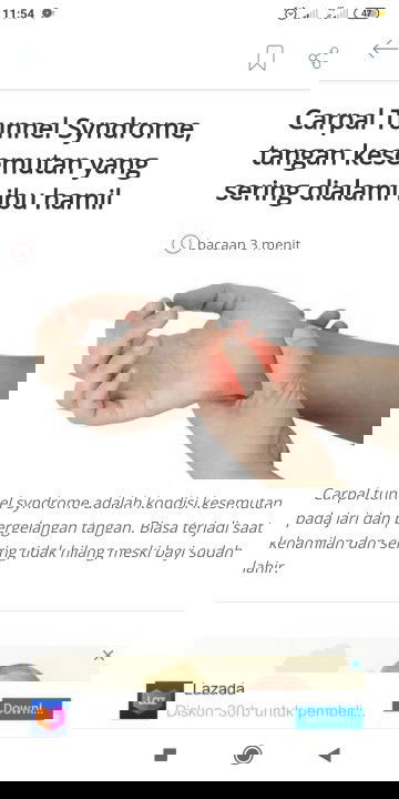 Capal Tunnel Syndrome