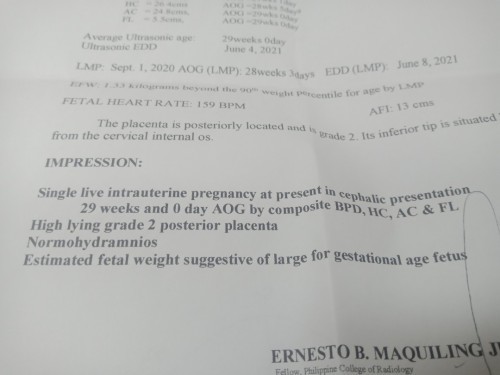 Snacks and meals to avoid oversized babies