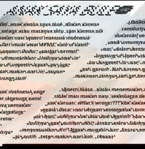 TOXIC Untuk yang suka banding-bandingin BB anak.... dibaca baik" ya bunda" terhebat didunia ini 😊