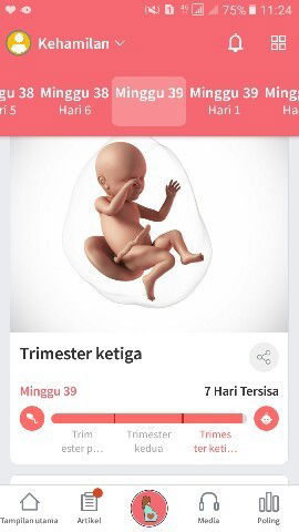 Menantikan debay agar segera lahir