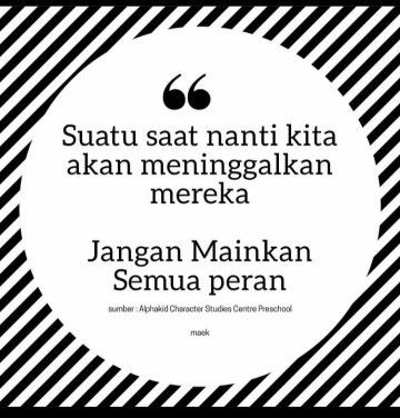 Jangan Mainkan Semua Peran