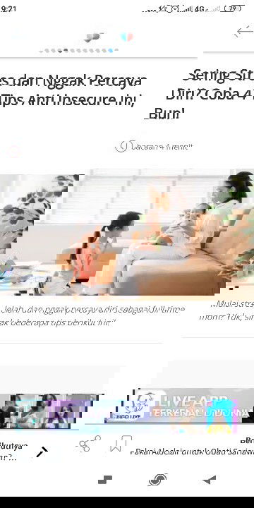 Artikel 4 Tips Anti Insecure untung Full Mom untuk menetralisir stress