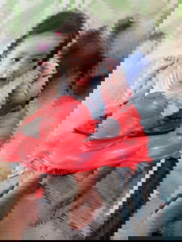 Hand flapping?