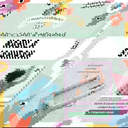 Tahniah kepada pemenang Hari 4 untuk 7 Hari Giveaway bersama TAP!