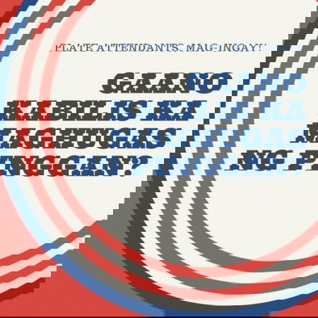 Plate Attendants! Mag-ingay!